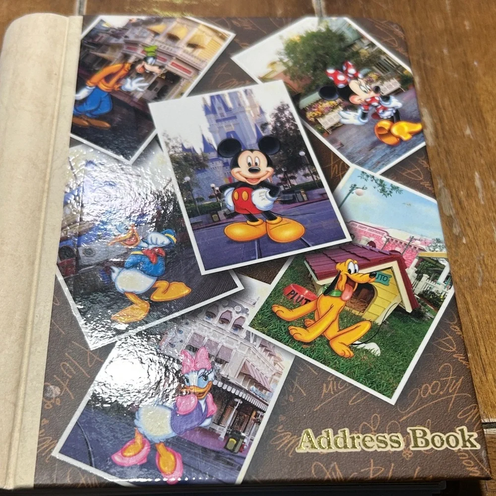 Disney Character Address Book Vintage